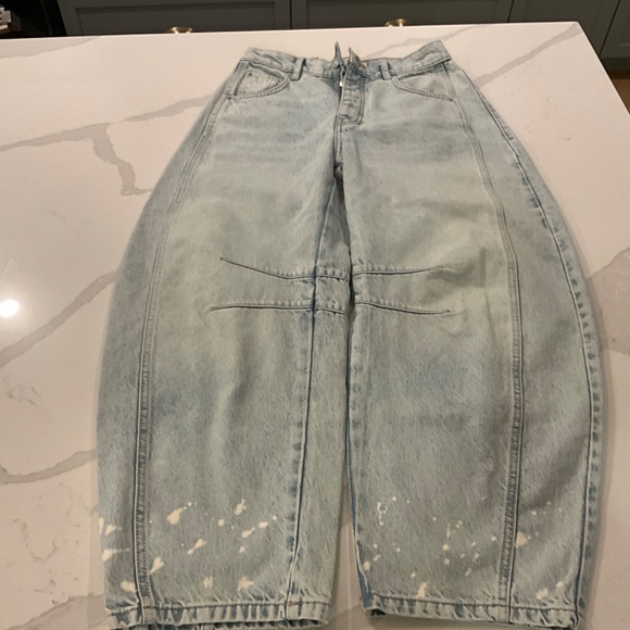We The Free Good Luck Mid-Rise Barrel Jeans - Picture 3 of 5